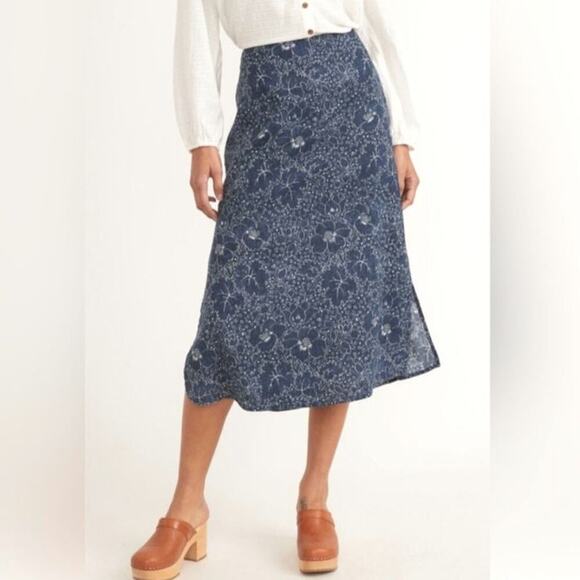 Marine Layer Ladies Size 14 Skirt Floral - Picture 1 of 9